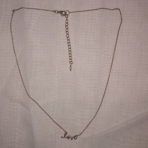 Sterling Silver Love Necklace